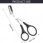 Eyebrow Scissors with Comb, Professional Precision Trimmer, Non Slip Finger Grip