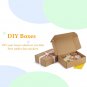 MEBRUDY 10X7X3 Inches Shipping Boxes Pack of 25, Corrugated Cardboard Box for Ma
