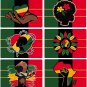 Juneteenth Placemats Set of 6 Black History Month Plastic Table Mats African Ame