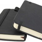 (2-Pack Pocket Notebook 3.5" X 5.5", Small Hardcover Journal with Pen Holder, In