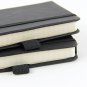 (2-Pack Pocket Notebook 3.5" X 5.5", Small Hardcover Journal with Pen Holder, In