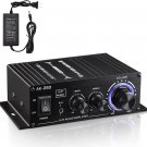 AK280 200W+200W Mini 2.0 CH Audio Power Amplifier, 2.0 CH Receiver Speaker Amp w