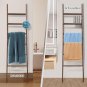 6-Tier Wall Leaning Blanket Ladder - 5.54Ft (66.47'') Quilts Blanket Towel Rack