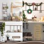 6-Tier Wall Leaning Blanket Ladder - 5.54Ft (66.47'') Quilts Blanket Towel Rack