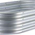 Galvanized Raised Garden Bed - Galvanize Planter Box Kit - Metal Raised Garden B