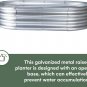 Galvanized Raised Garden Bed - Galvanize Planter Box Kit - Metal Raised Garden B