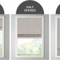 Madison Park Galen Cordless Roman Shades - Fabric Privacy Single Panel Darkening