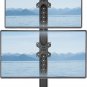 Vertical Dual Monitor Stand for 2 Computer Screen up to 32 Inch/33Lbs Each, Stac