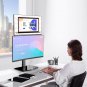 Vertical Dual Monitor Stand for 2 Computer Screen up to 32 Inch/33Lbs Each, Stac
