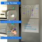 Acrylic Magnetic Dry Erase Board and Calendar for Fridge, Clear Set of 2 Dry Era