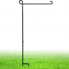 Garden Flag Stand, Thickened Pole Sturdy Straight Premium Metal Yard Flag Holder