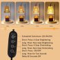 Candle Warmer Lamp, Glass Lamp Candle Warmer with Timer, Electric Candle Lamp Co