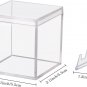 3 Pack Championship Ring Display Case Clear Acrylic Display Case Mini Baseball S