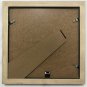 5X5 Picture Frames with 4X4 Opening Mat. 5X5 Black Square Photo Frame. Solid Woo