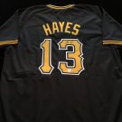 Ke'Bryan Hayes Signed Autographed Black Baseball Jersey Beckett COA - Size XL