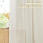 Thick Natural Linen Curtains for Bedroom, Pinch Pleated Thick Linen Blend Drapes