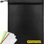 Fireproof Document Bag Waterproof Safe Folder - 2000â Money Bag with Zipper and