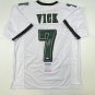 Autographed/Signed Michael Mike Vick Philadelphia White Football Jersey PSA/DNA