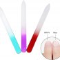 12 Pack Glass Nail Files with Case Crystal Glass Fingernail Files Double Sided G