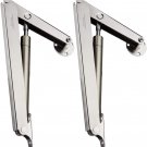 200N Gas Struts Heavy Duty Soft Close Lid Support Hinges Automatic Slow Lowering