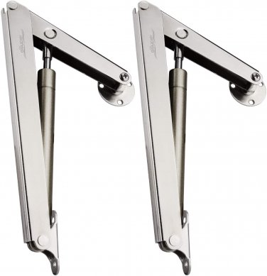 200N Gas Struts Heavy Duty Soft Close Lid Support Hinges Automatic Slow Lowering