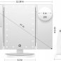 Vanity Mirror with Lights, Lighted Makeup Mirror with 2X 3X 10X Magnification, 2