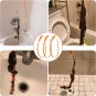 4 Pack 25 Inch Drain Snake Hair Drain Clog Remover Cleaning Tool