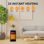 Space Heater with Thermostat, 1500W Portable Electric Heaters, PTC Fast Heating
