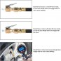 CZC AUTO Heavy Duty Brass Air Chuck, Closed Flow Straight Tire Chuck with Lock-O