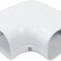3" W Level Bend Cover, 90° Flat Elbow, Decorative PVC Line Set Cover Kit Parts A