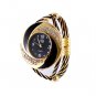 Diamond Bracelet With Braided Watch Women's