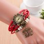 New Bracelet Hollow Butterfly Female Style Punk Fashion  Watch