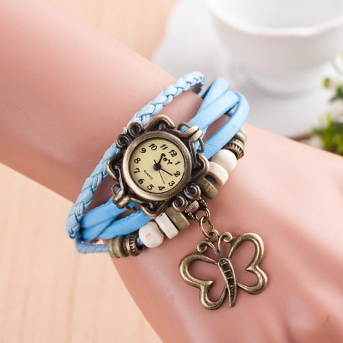 New Bracelet Hollow Butterfly Female Style Punk Fashion  Watch