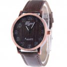 Lmitation Leather Wood Bracelet Watch