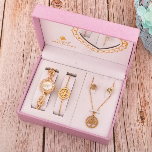 Watches Fashion Necklace Simple Atmosphere Ladies Gift Set