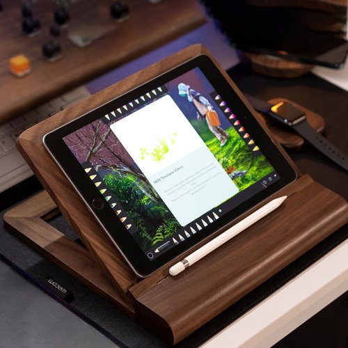 Suitable For Ipad Stand Ipad Pro Huawei Smart Tablet Solid Wood Stand Ipad Learning Painting Writing