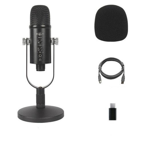 JIY Cross-Border Condenser Microphone Anchor Live K Song Recording Tuning