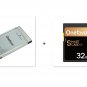 SD To PCMCIA Adapter Card 32G HC High Speed Class
