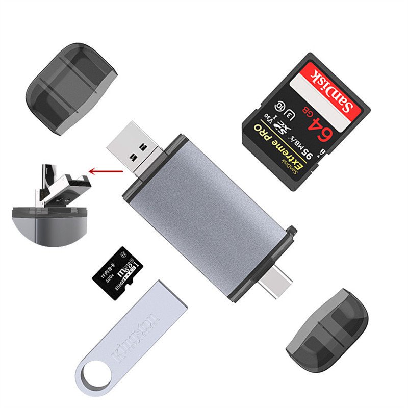 MultiFunction Card Reader Universal For Computer And Mobile Phone