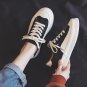 Women Autumn Vulcanized Lace Up Flats