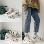 Ladies Vulcanized Cow Print Platform Sneakers