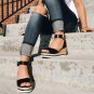 Summer Woman Wedges Hemp Sandals
