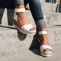 Summer Woman Wedges Hemp Sandals
