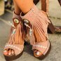 Bohemia Tassel Peep Toe Sandals