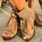 Bohemia Tassel Peep Toe Sandals