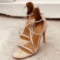 Crystal Woman Gladiator Heels