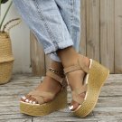 Summer Women Platform Hemp Sandals