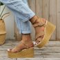 Summer Women Platform Hemp Sandals