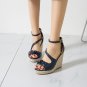 Women Peep Toe Butterfly-knot  Wedge Sandals