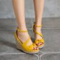 Women Peep Toe Butterfly-knot  Wedge Sandals